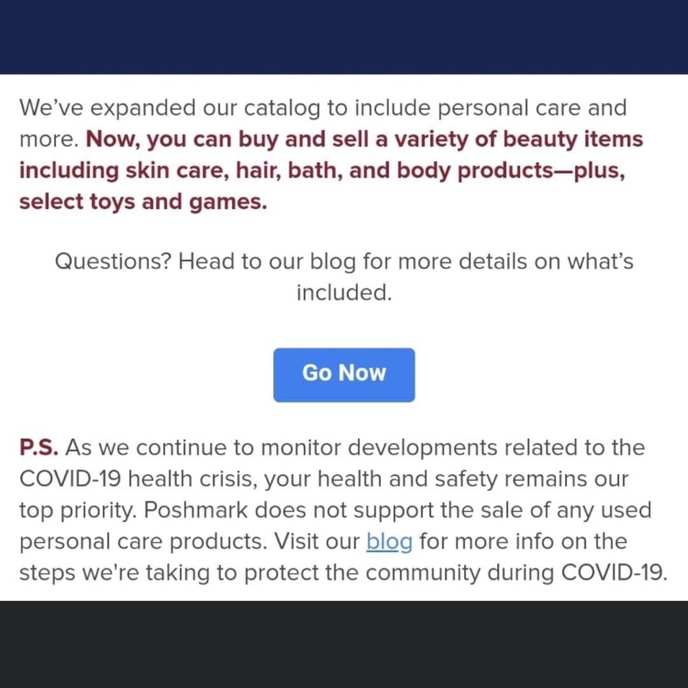 Poshmark updates what you can sell now